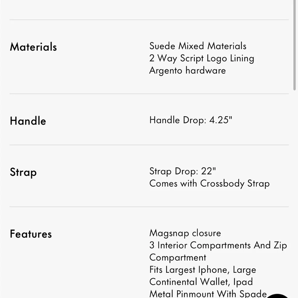 Kate Spade Mustard Yellow Suede Shoulder Bag - Picture 3 of 3